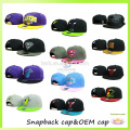 Tampões ajustáveis ​​unisex unidos do hip-hop do tampão do snapback do tampão brimless unisex novo